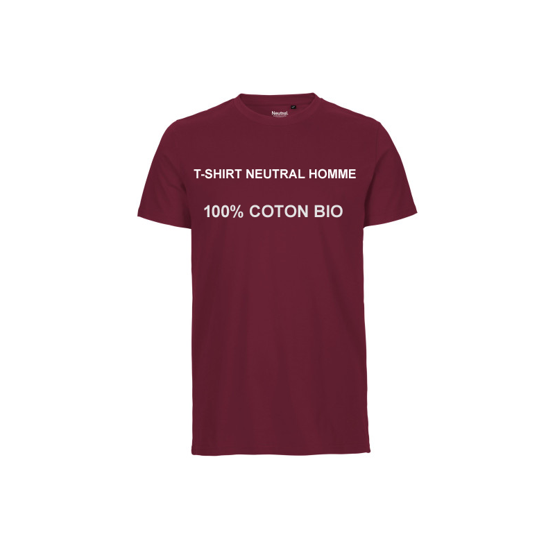 Tee-shirt Neutral – Coton bio certifié Fairtrade, coupe unisexe
