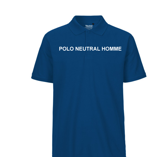 polo neutral bleu